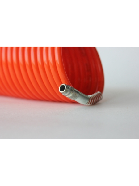 Шланг спиральный GAV SRU 15 м, D 8*10, быстросъем