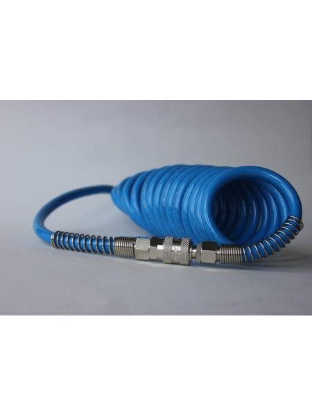 Шланг спиральный GAV SPR 4 м, D 6.5*10, быстросъем