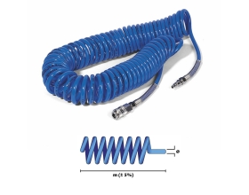 Шланг спиральный GAV SPR 4 м, D 8*12, быстросъем