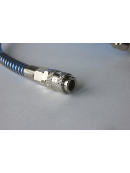 Шланг спиральный GAV SPR 4 м, D 8*12, быстросъем