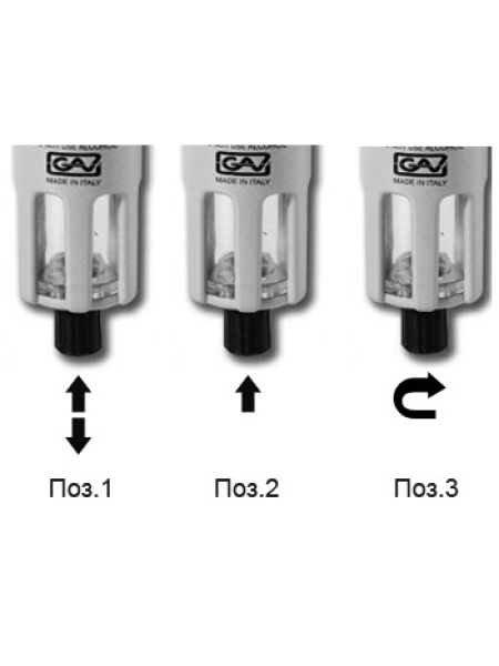 Воздушный фильтр GAV для пневмоинструмента F 180, 1/4