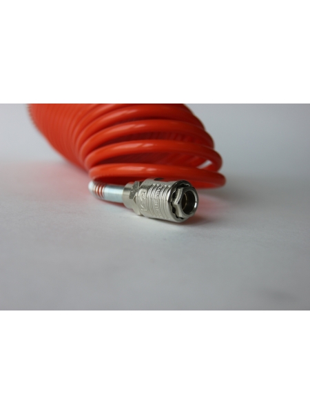 Шланг спиральный GAV SRU 10 м, D 6*8, быстросъем