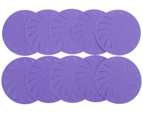 Круг шлифовальный c мультипылеотводом Purple P240, CERAMIC FILM Hookit CF775, 125 мм, 10 шт PROBOS 77547097