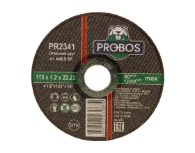 Круг отрезной абразивный 115x1.2x22.23 мм PROBOS PR2341