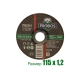 Круг отрезной абразивный 115x1.2x22.23 мм PROBOS PR2341
