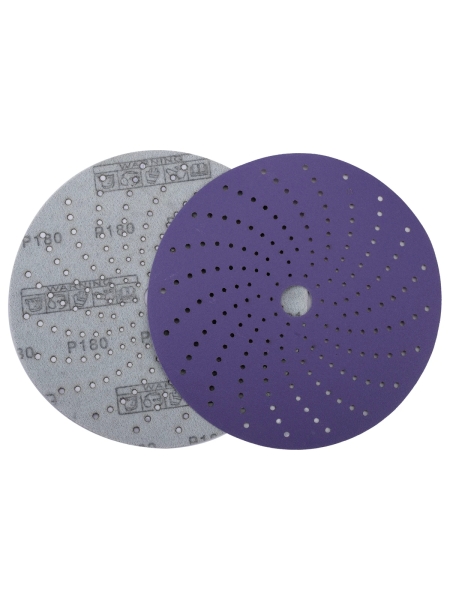 Круг шлифовальный c мультипылеотводом Purple P180, CERAMIC FILM Hookit CF775, 125 мм, 10 шт PROBOS 77564264