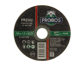 Круг отрезной абразивный 125x1.2x22.23 мм PROBOS PR2342
