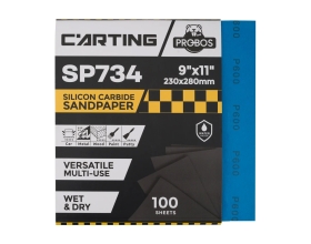 Бумага абразивная водостойкая Р600, 230х280 мм, Carting SP734, 100 шт PROBOS 73401973-100