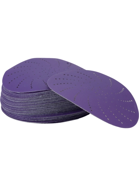 Круг шлифовальный c мультипылеотводом Purple P400, CERAMIC FILM Hookit CF775, 125 мм, 10 шт PROBOS 77505058