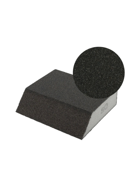 Губка абразивная шлифовальная Forming трапеция 100x90x65x26 мм, P80 PROBOS GAT80