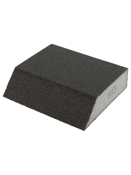 Губка абразивная шлифовальная Forming трапеция 100x90x65x26 мм, P80 PROBOS GAT80