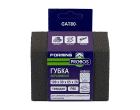 Губка абразивная шлифовальная Forming трапеция 100x90x65x26 мм, P80 PROBOS GAT80