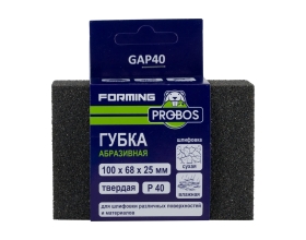 Губка абразивная шлифовальная Forming прямоугольный профиль 100x68x25 мм, P40 PROBOS GAP40