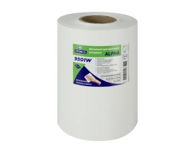 Нетканый протирочный материал PROBOS ALPHA 9501W, 50 г/м2, белый, 220 л/рулон 9501W220