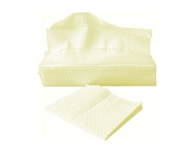 Нетканый протирочный материал PROBOS ALPHA 9122Y, желтый, сотовое тиснение, 32x42см, 25 листов в уп. 9122Y25