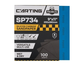 Бумага абразивная водостойкая Р2000, 230х280 мм, Carting SP734, 100 шт PROBOS 73402049-100