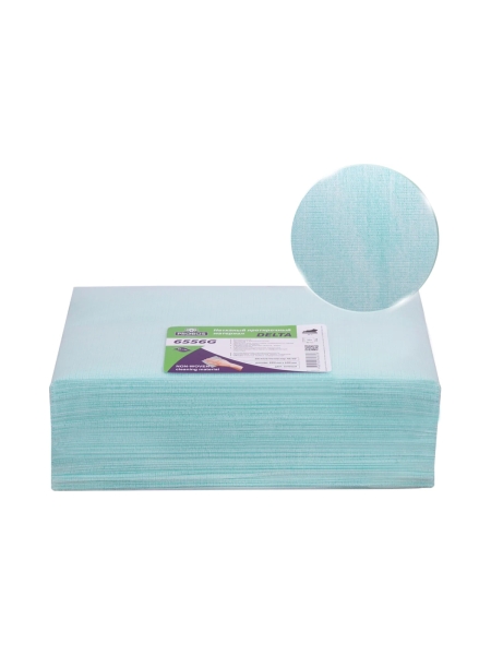 Нетканый протирочный материал PROBOS DELTA 6556G, 55 г/м2, светло-зелёный, К-сетчатая стр, 60x40 см 6556G50