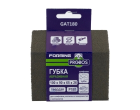 Губка абразивная шлифовальная Forming трапеция 100x90x65x26 мм, P180 PROBOS GAT180