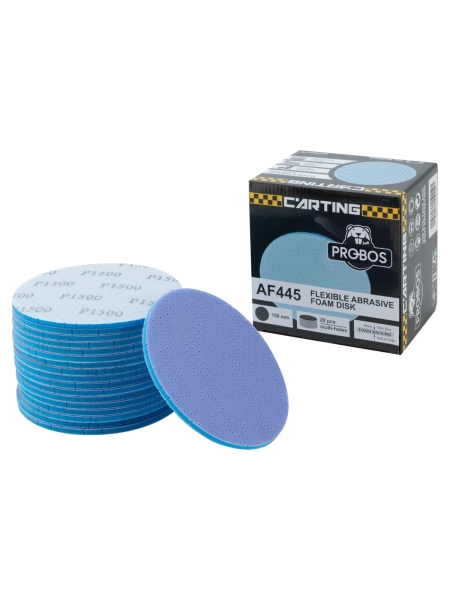 Круг абразивный гибкий на мягкой вспененной оcнове PROBOS AF445 Hookit 150 мм, P1500 44533543