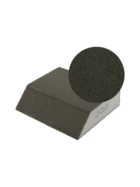Губка абразивная шлифовальная Forming трапеция 100x90x65x26 мм, P220 PROBOS GAT220