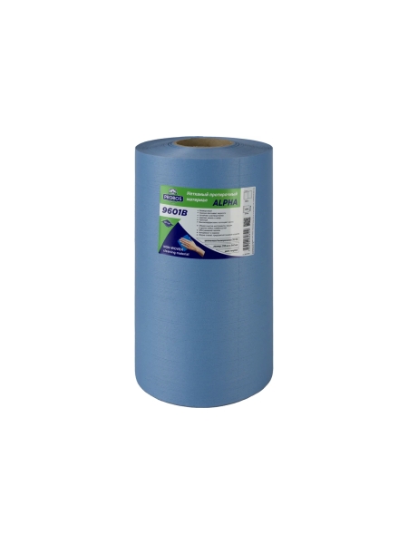 Нетканый протирочный материал PROBOS ALPHA 9601B, 60г/м2, голубой, 220 л/рулон 9601B220