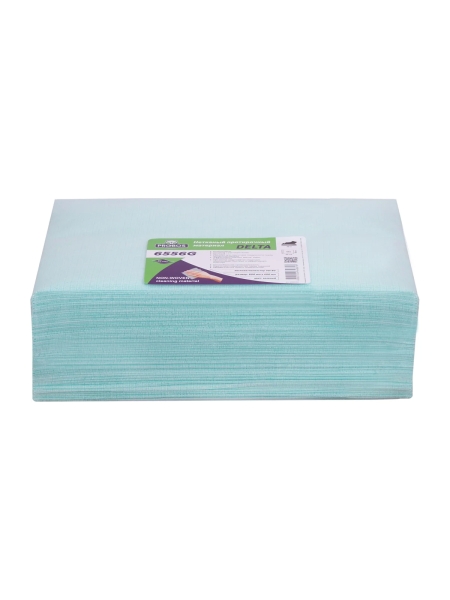 Нетканый протирочный материал PROBOS DELTA 6556G, 55 г/м2, светло-зелёный, К-сетчатая стр, 60x40 см 6556G50