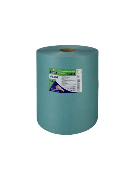 Нетканый протирочный материал PROBOS SIGMA 8681G, 68 г/м2, зеленый, 30x38см,500 л/р 8681G500
