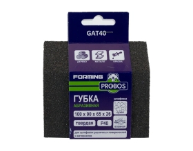 Губка абразивная шлифовальная Forming трапеция 100x90x65x26 мм, P40 PROBOS GAT40
