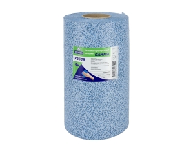 Нетканый протирочный материал PROBOS GAMMA 7853B, 85г/м2, голубой, V-тиснение, 32x36см, 125 л/рулон 7853B125