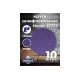 Круг шлифовальный c мультипылеотводом Purple P320, CERAMIC FILM Hookit CF775, 125 мм, 10 шт PROBOS 77547081