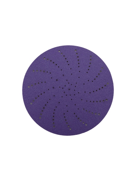 Круг шлифовальный c мультипылеотводом Purple P80, CERAMIC FILM Hookit CF775, 125 мм, 10 шт PROBOS 77586822