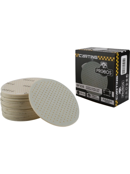 Круг абразивный гибкий SF335 Hookit 150 мм, Р1500, на вспененной основе, 20 шт PROBOS 33533543