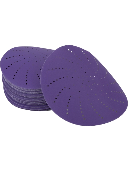 Круг шлифовальный c мультипылеотводом Purple P320, CERAMIC FILM Hookit CF775, 125 мм, 10 шт PROBOS 77547081