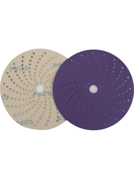 Круг шлифовальный c мультипылеотводом Purple PROBOS P400, CP737 CERAMIC Hookit, 150 мм, 10шт/уп 73751428