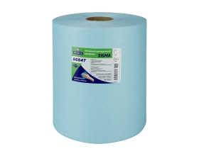 Нетканый протирочный материал PROBOS SIGMA 8684T, 68 г/м2, бирюзовый, креп-тиснение, 30x38см,500 л/р 8684T500