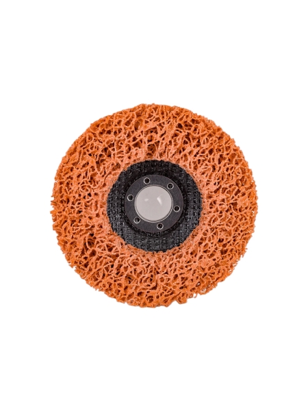 Диск для снятия ржавчины 125x22х13 мм, оранжевый, конический под УШМ Русский Мастер РМ-381355