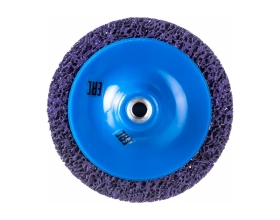 Круг для снятия ржавчины на резьбе фиолетовый (150 мм; M14) Русский Мастер РМ-90504