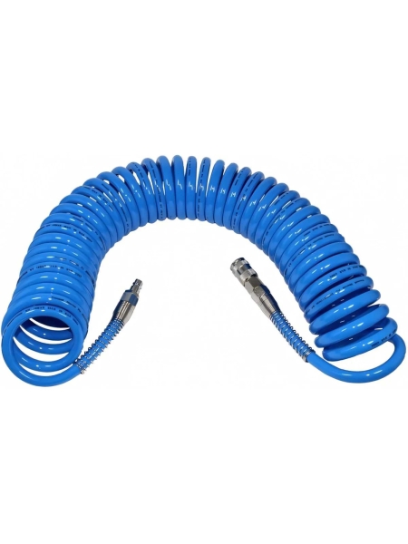 Шланг спиральный воздушный с быстросъемными соединениями (8х12 мм; 10 м) Русский Мастер РМ-70129