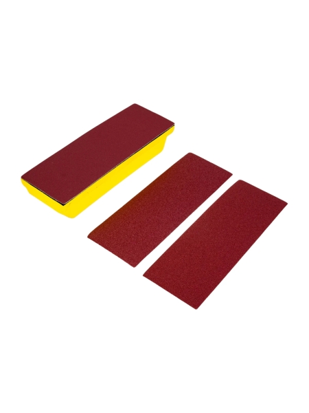 Набор для шлифовки Русский Мастер 67х196 мм, шлифок, абразивная бумага РМ-90696