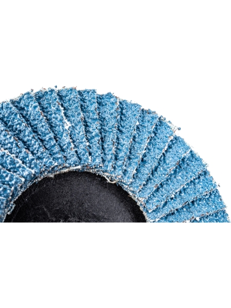 Круг лепестковый торцевой по металлу (75х22 мм; Р40; крепление Roloc) Русский Мастер РМ-70266