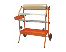 Стойка для двух рулонов маскировочной бумаги Русский Мастер до 60 см, с автонаклейкой малярной ленты РМ-99528