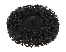 Круг для снятия ржавчины чёрный (75 мм; крепление Roloc) Русский Мастер РМ-70211