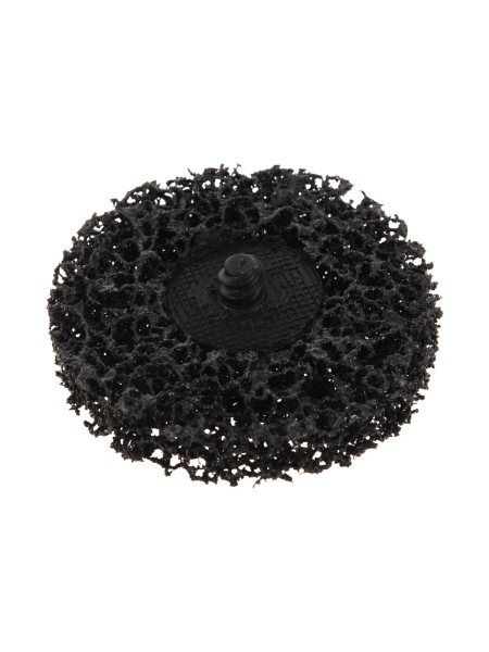 Круг для снятия ржавчины чёрный (75 мм; крепление Roloc) Русский Мастер РМ-70211