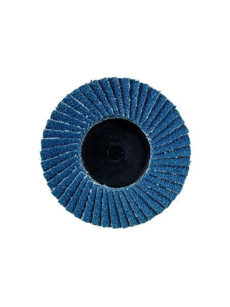 Круг лепестковый торцевой по металлу (75х22 мм; Р60; крепление Roloc) Русский Мастер РМ-70273