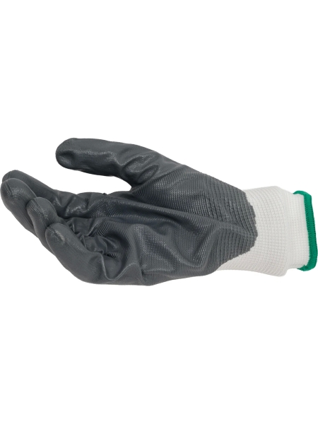 Перчатки с нитриловым обливом Русский Мастер, фиолетовый/серый, качество А, р.L/9, 2 шт. РМ-70730