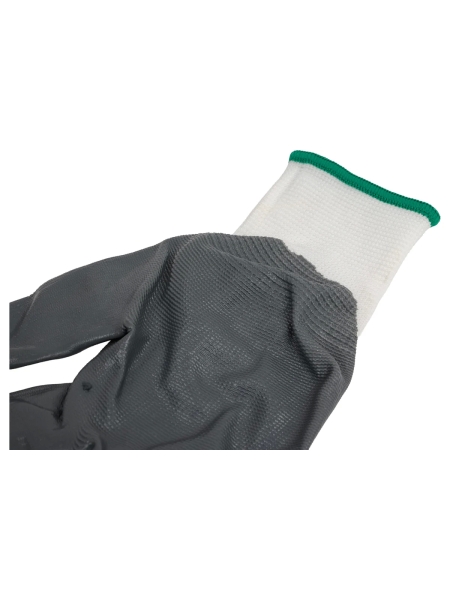 Перчатки с нитриловым обливом Русский Мастер, фиолетовый/серый, качество А, р.L/9, 2 шт. РМ-70730