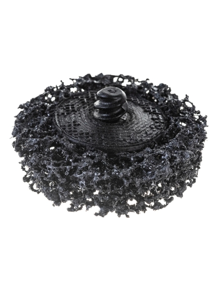 Круг для снятия ржавчины чёрный (50 мм; крепление Roloc) Русский Мастер РМ-70204