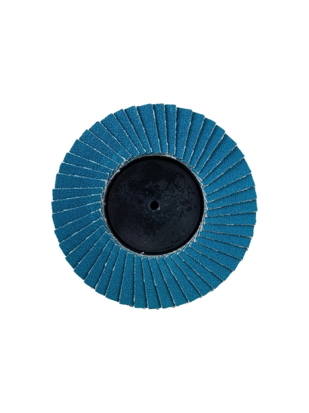 Круг лепестковый торцевой по металлу (75х22 мм; Р120; крепление Roloc) Русский Мастер РМ-70297