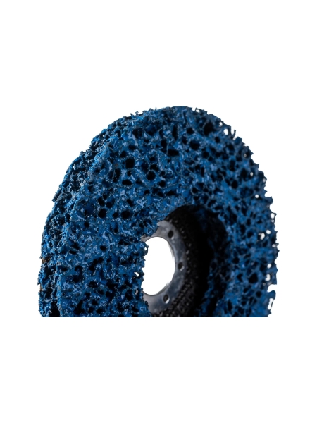 Диск конический для снятия ржавчины синий (125х22 мм) под УШМ Русский Мастер РМ-96152