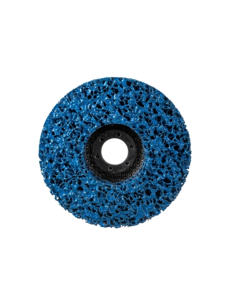 Диск конический для снятия ржавчины синий (125х22 мм) под УШМ Русский Мастер РМ-96152